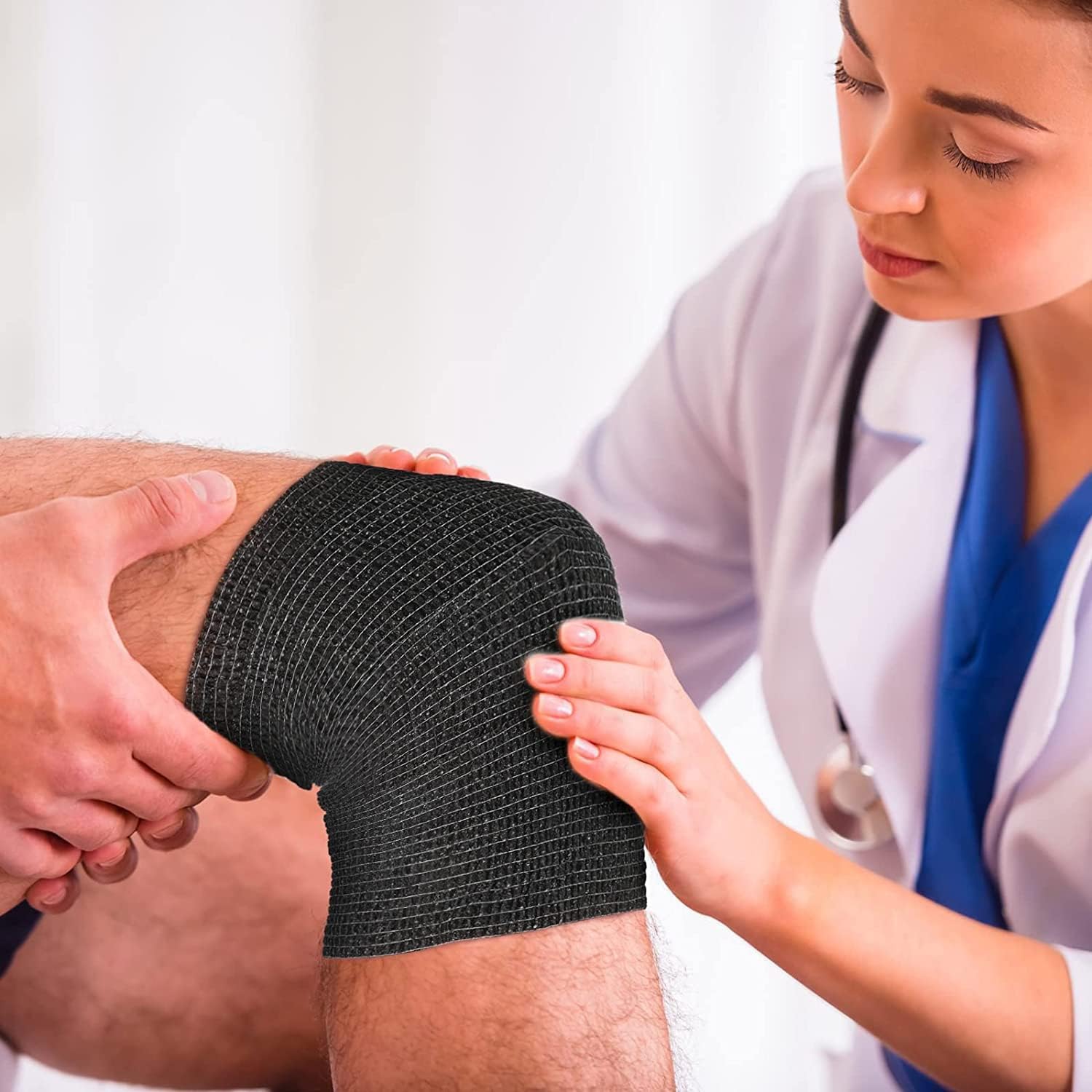 Elastische kohäsive Bandage für das Gesundheitswesen