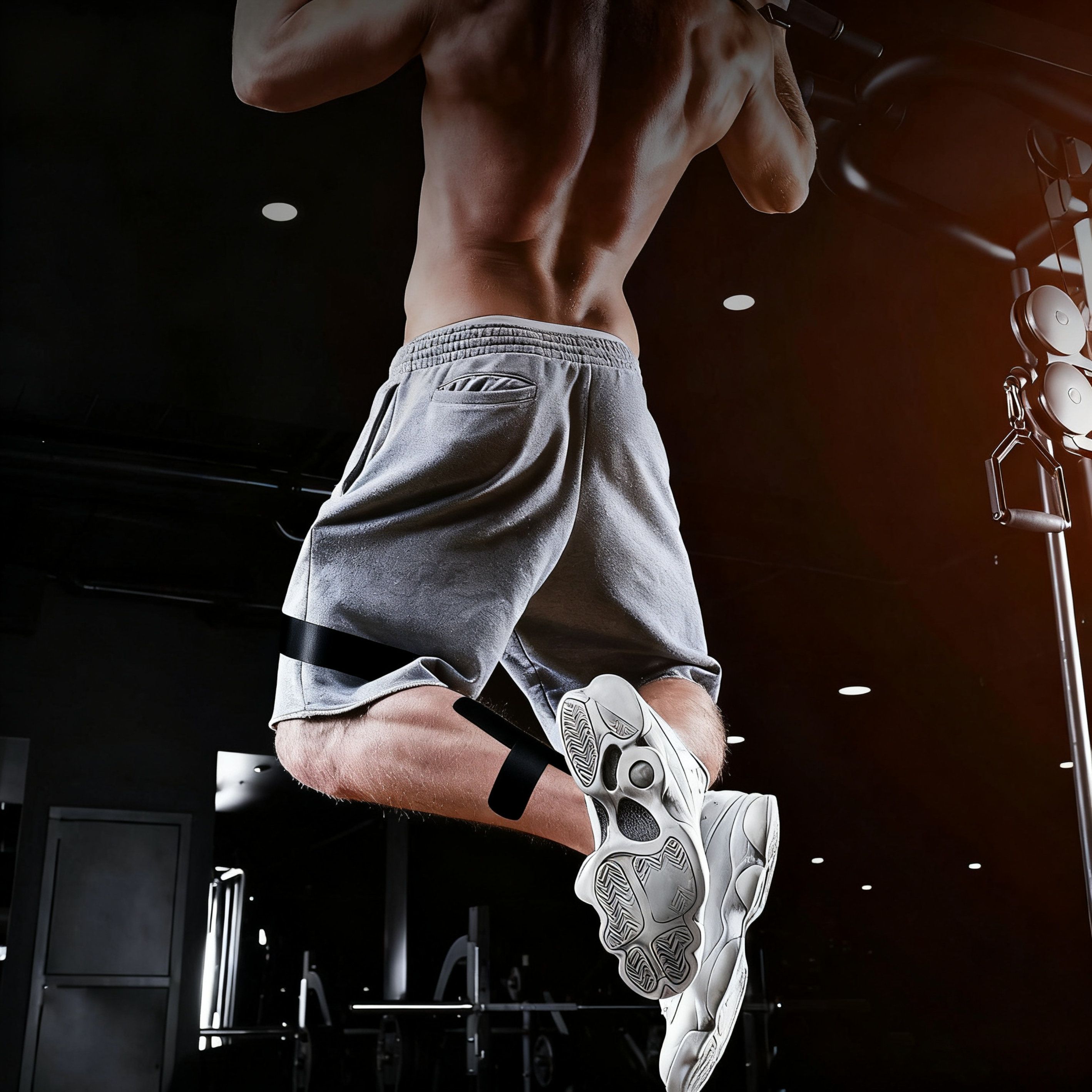 Vorgeschnittenes Kinesiologie-Tape-Muskelpflaster für die Wade