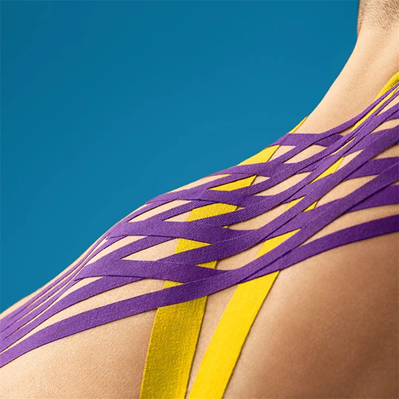Atmungsaktives Kinesiologie-Tape für den Sport | Schweißresistentes Muskelstützband für Gelenke und Erholung Atmungsaktives Kinesiologie-Tape für den Sport | Schweißresistentes Muskelstützband für Gelenke und Erholung