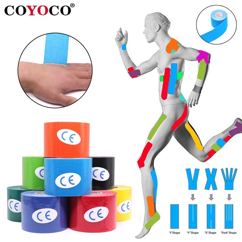 Wasserdichtes Kinesiologie-Tape zur Schulterunterstützung – Sport-Tape für Training, Stabilität und Erholung