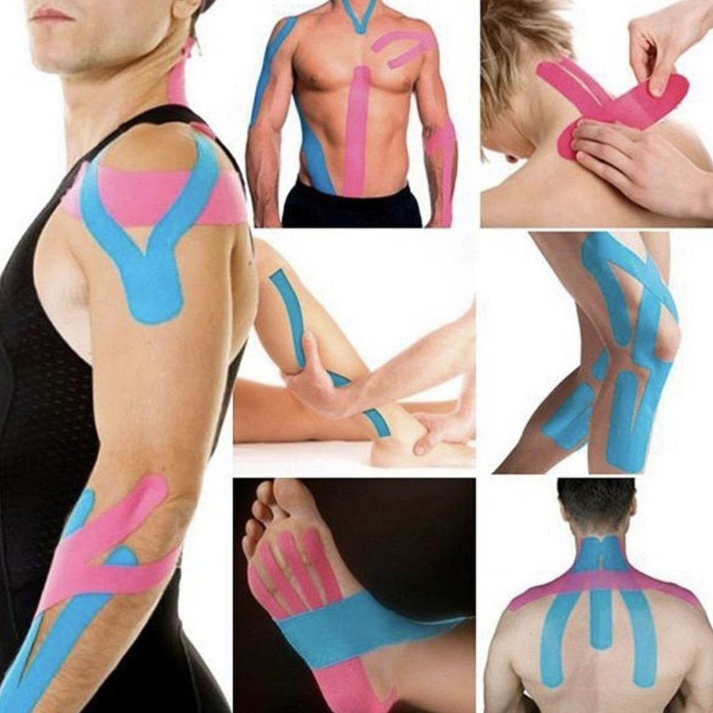 Elastisches Kinesiologie-Tape für Sporttraining, Reha und tägliche Unterstützung | Schweißresistentes, hautfreundliches Stützband Elastisches Kinesiologie-Tape für Sporttraining, Reha und tägliche Unterstützung | Schweißresistentes, hautfreundliches Stützband