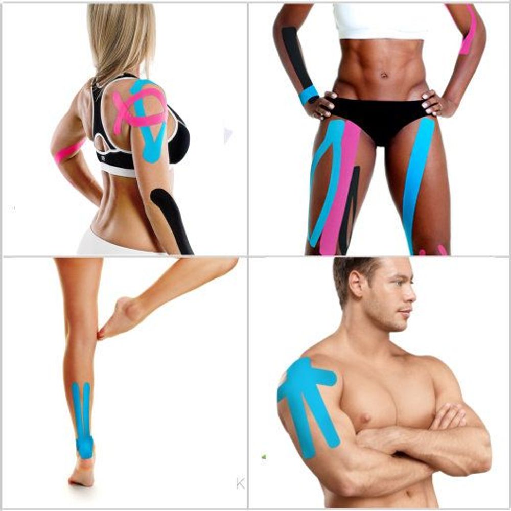 Elastisches Kinesiologie-Tape für Sporttraining, Reha und tägliche Unterstützung | Schweißresistentes, hautfreundliches Stützband Elastisches Kinesiologie-Tape für Sporttraining, Reha und tägliche Unterstützung | Schweißresistentes, hautfreundliches Stützband